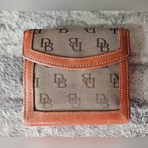 Dooney & Bourke Brown Monogram Wallet